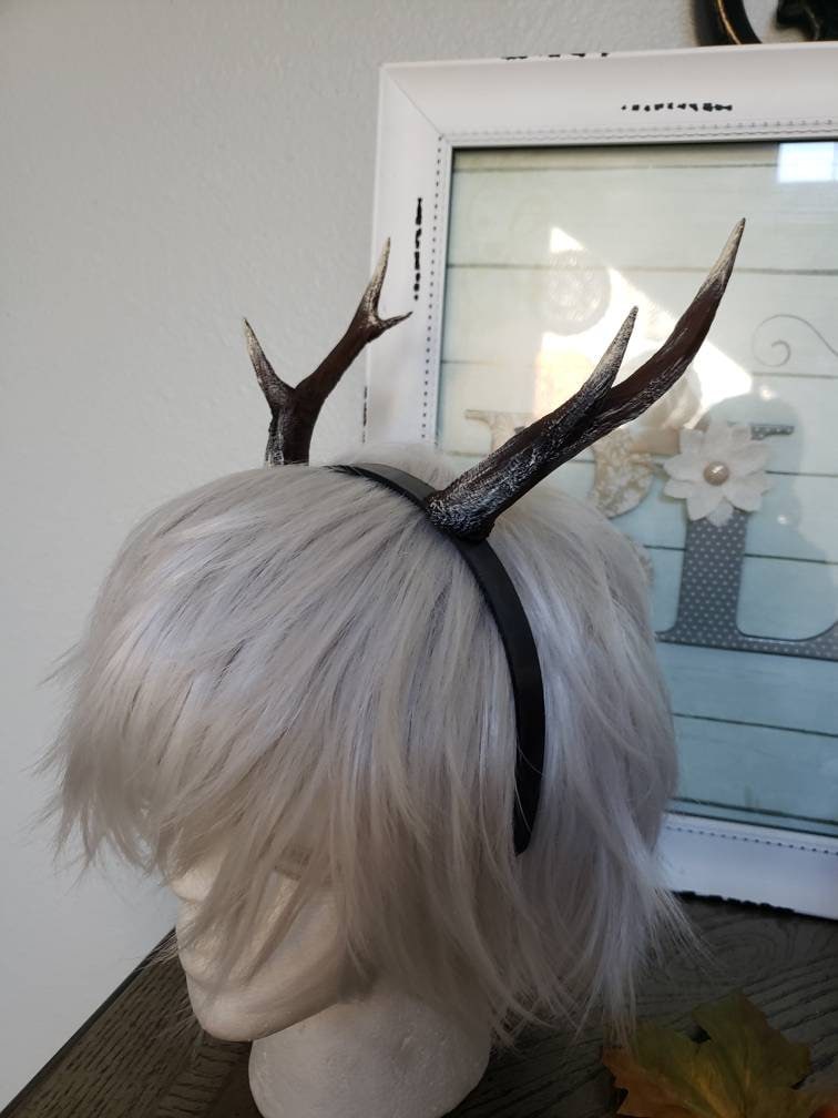NEW ARRIVAL Antlers on headband! Doe / Deer Antlers 3D Printed (Ultra Light Weight Plastic) Antlers comic-con fantasy fawn