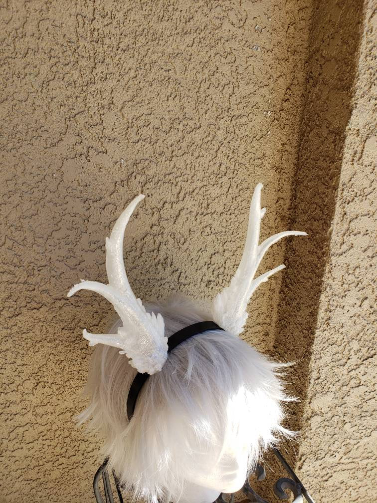 NEW ARRIVAL! Fantasy antlers/ Deer Antlers cosplay(Ultra Light Weight Plastic) Reindeer Antlers winter horns branch elven horned headband