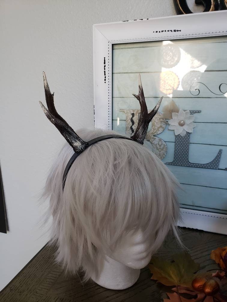 NEW ARRIVAL Antlers on headband! Doe / Deer Antlers 3D Printed (Ultra Light Weight Plastic) Antlers comic-con fantasy fawn