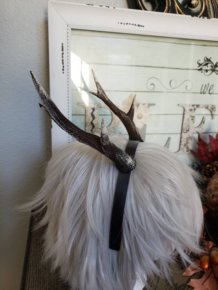 NEW ARRIVAL Antlers on headband! Doe / Deer Antlers 3D Printed (Ultra Light Weight Plastic) Antlers comic-con fantasy fawn
