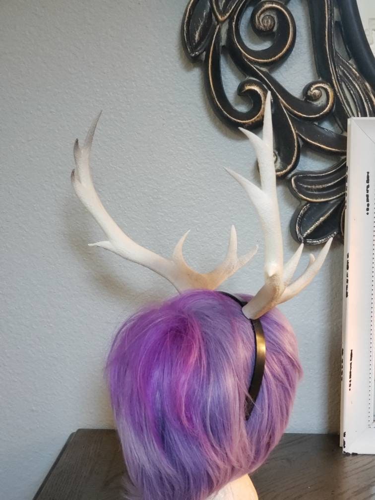 NEW ARRIVAL! Sven caribou Reindeer antlers Deer Antlers Horns 3D Printed (Ultra Light Weight Plastic) horned headband Antlers comic-con