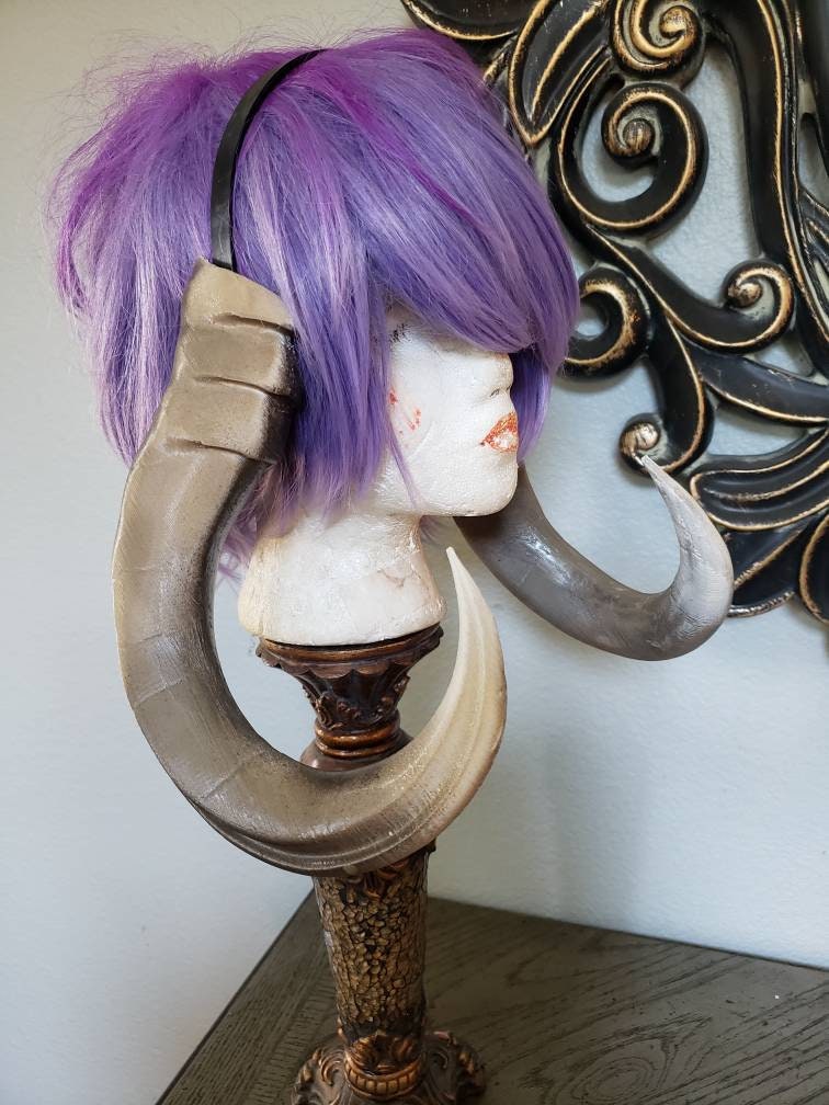 Fantasy Tusks cosplay horns Large only one Available to ship Mammoth costume.