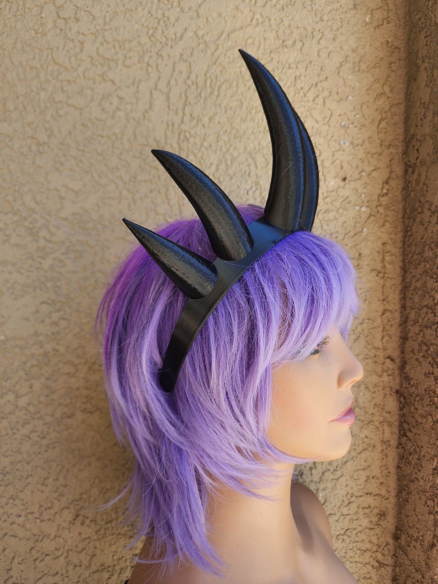 Fantasy Six Horned bear claw headband 3d printed horns Dragon crown on headband costume addition dragon comicon fantasy behemoth horns