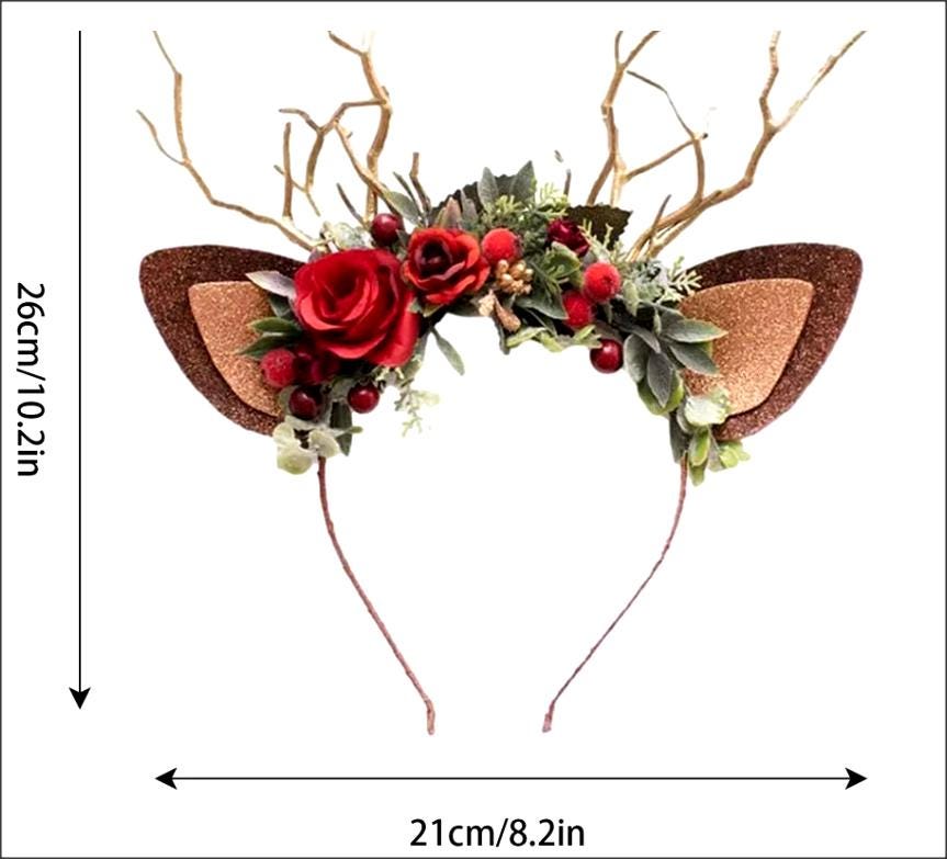 NEW! Christmas tree branch floral headband for kids and adults