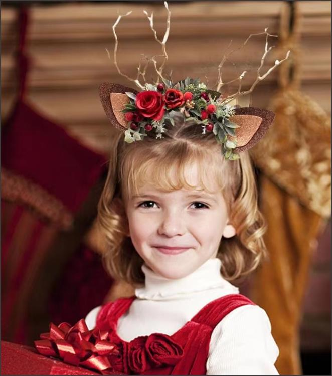 NEW! Christmas tree branch floral headband for kids and adults