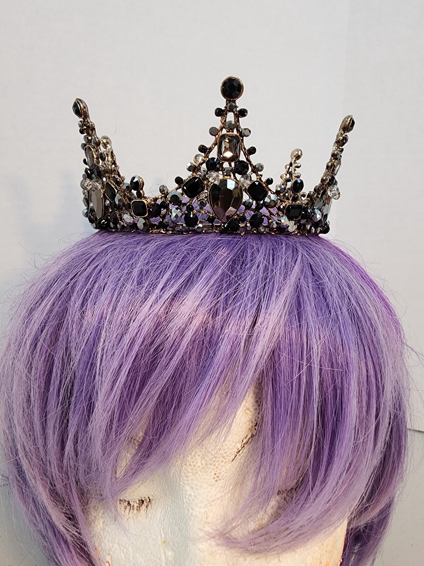 The dark queen Black jeweled crown Ravenna Inspired Adult queen crown