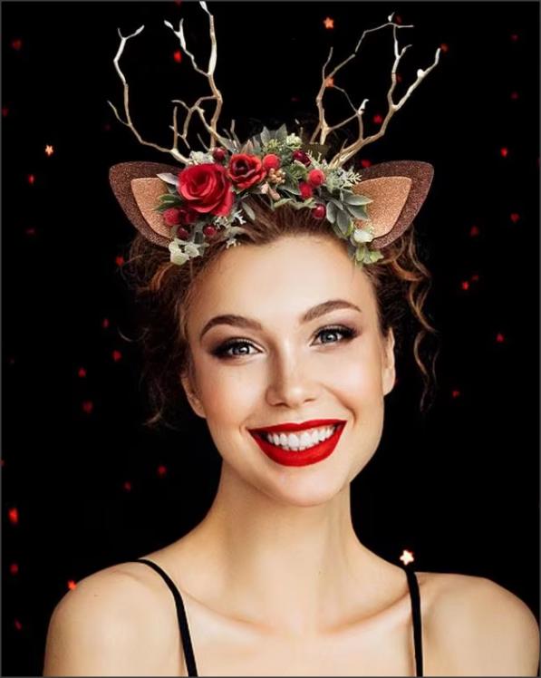 NEW! Christmas tree branch floral headband for kids and adults