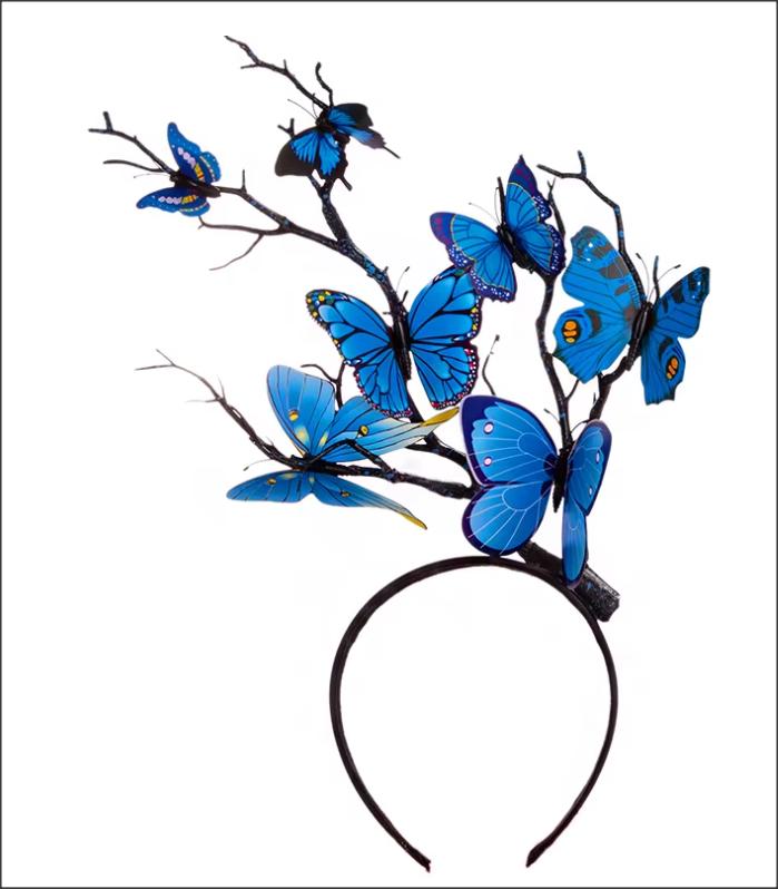 NEW! Butterfly fair crown headband branch lightweight butterfly crown