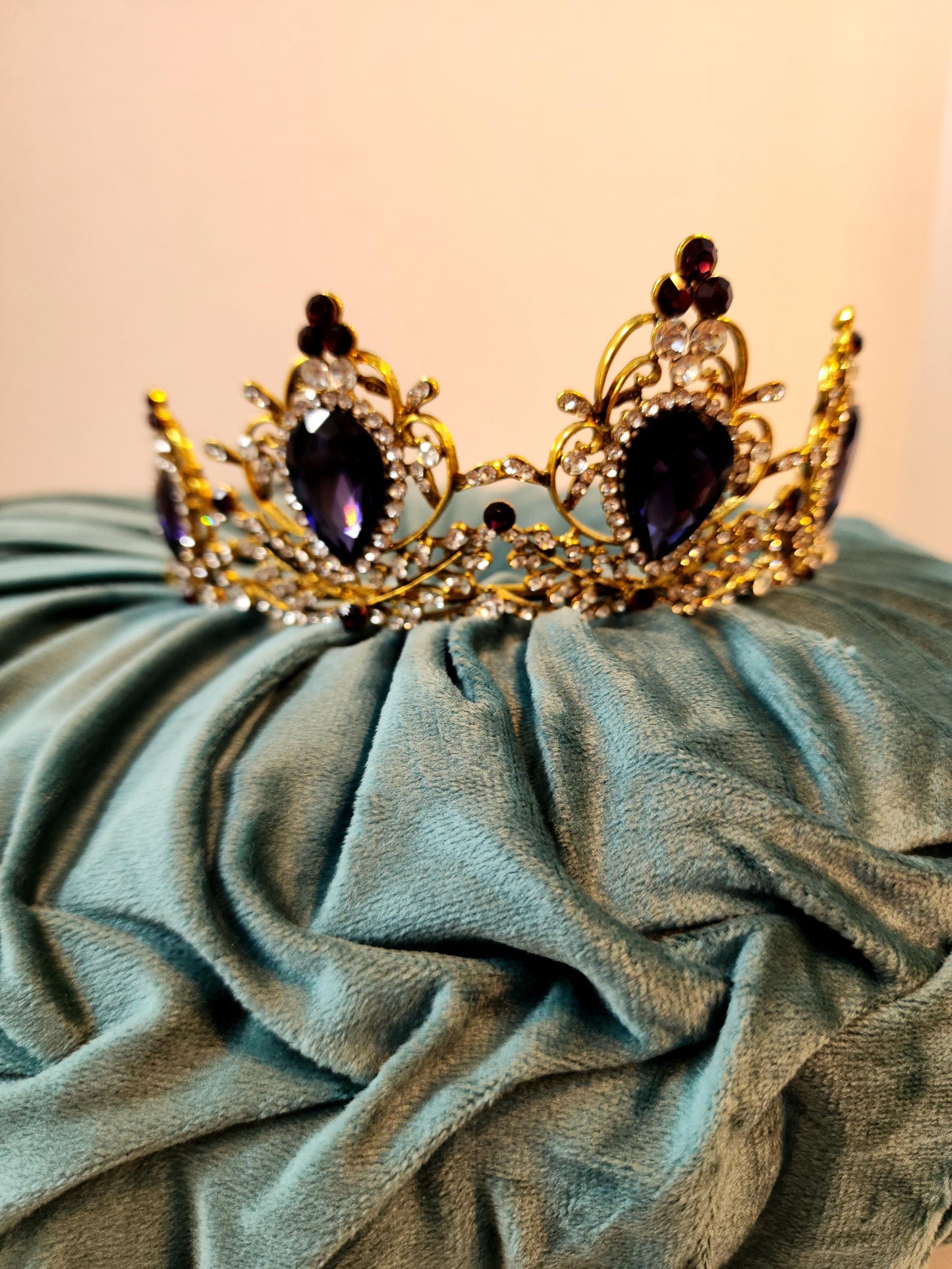 The dark queen jeweled crown Maleficent Inspired people jeweled crown