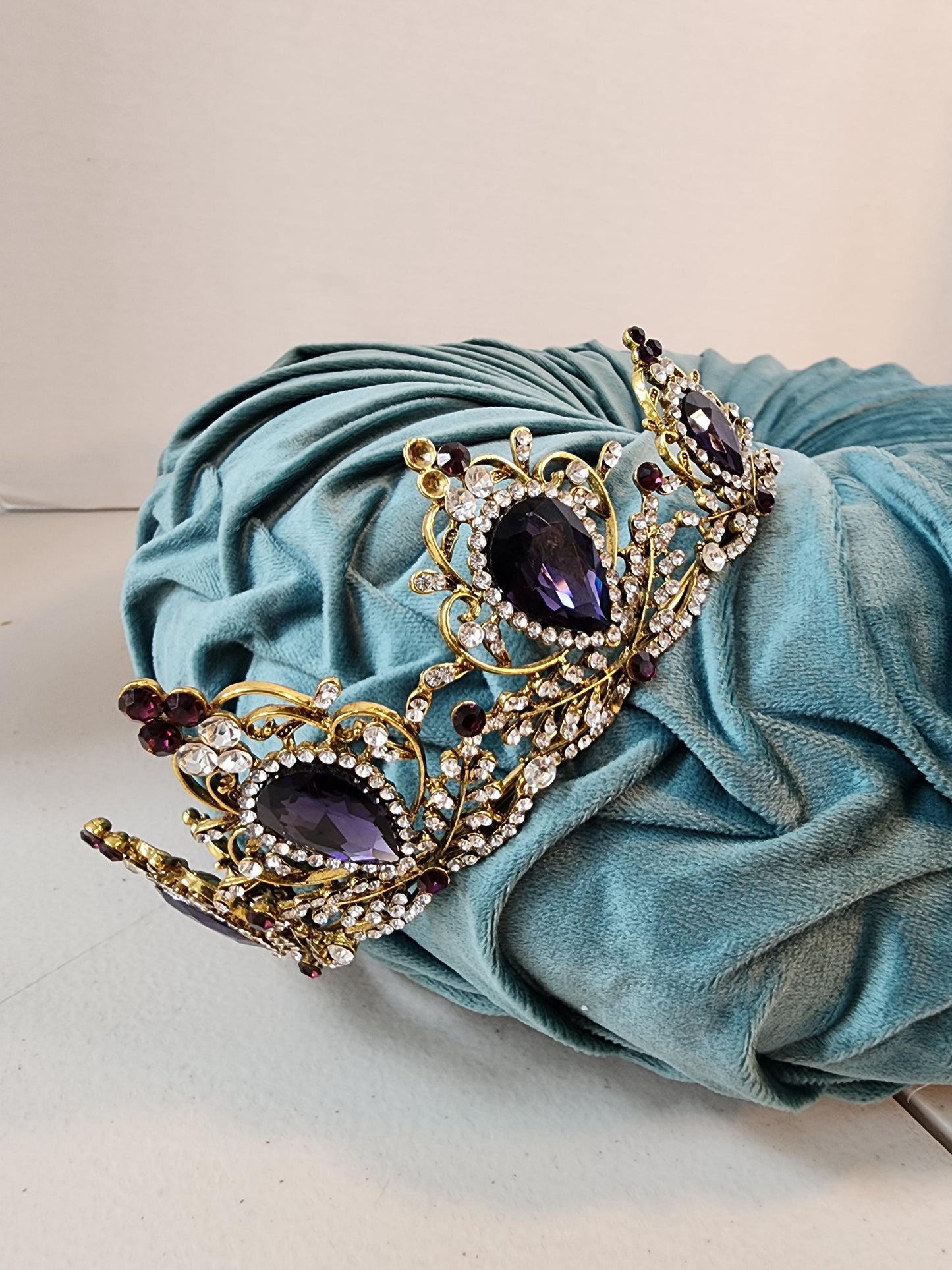 The dark queen jeweled crown Maleficent Inspired people jeweled crown