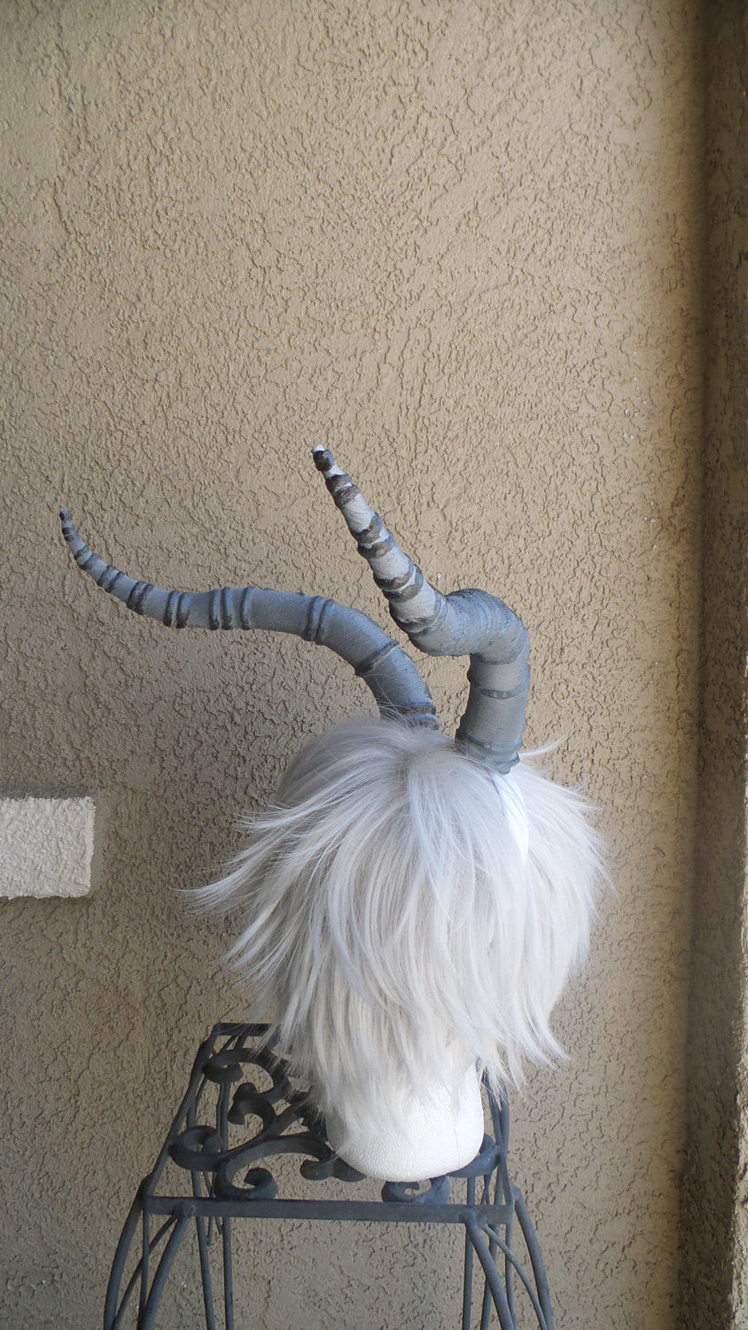 Zootopia inspired Madam Gazelle horns gazelle headband with optional 3d printed ears larp comic-con cosplay horned headband - Mud And Majesty
