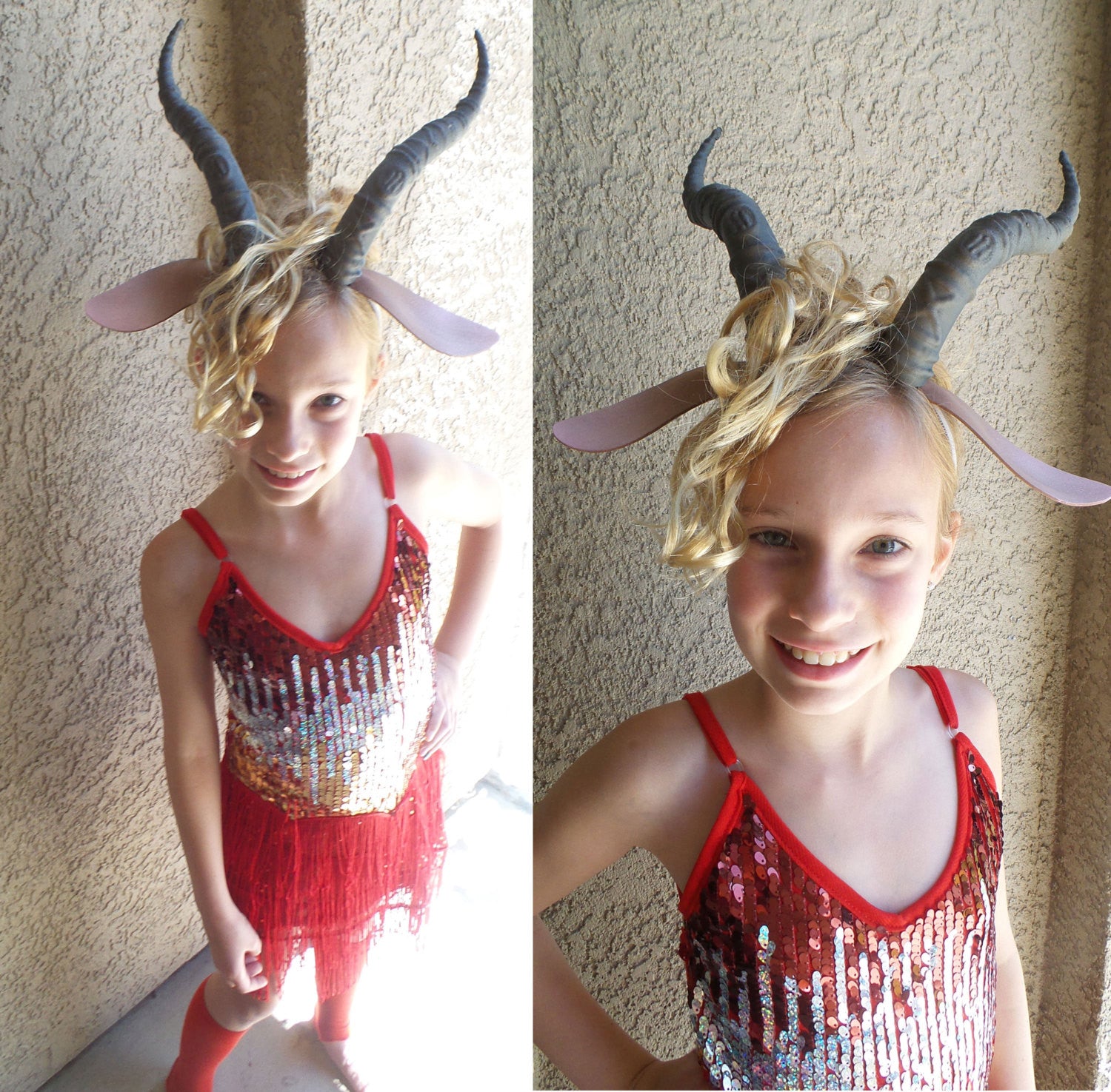 Zootopia inspired Madam Gazelle horns gazelle headband horns with felt ears  comic-con cosplay gazelle costume child size - Mud And Majesty