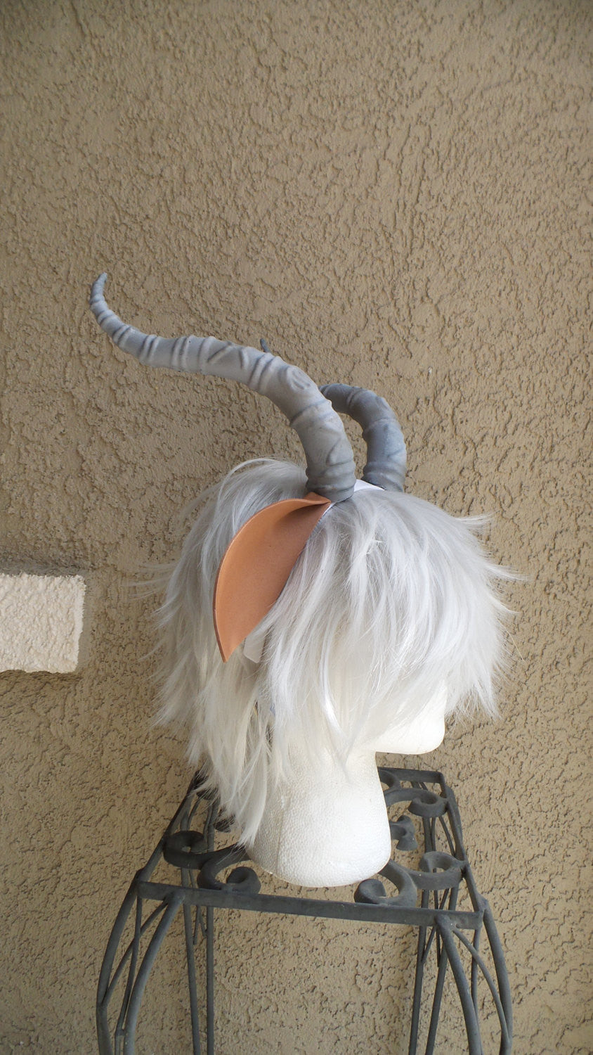 Zootopia inspired Madam Gazelle horns gazelle headband horns with felt ears  comic-con cosplay gazelle costume child size - Mud And Majesty