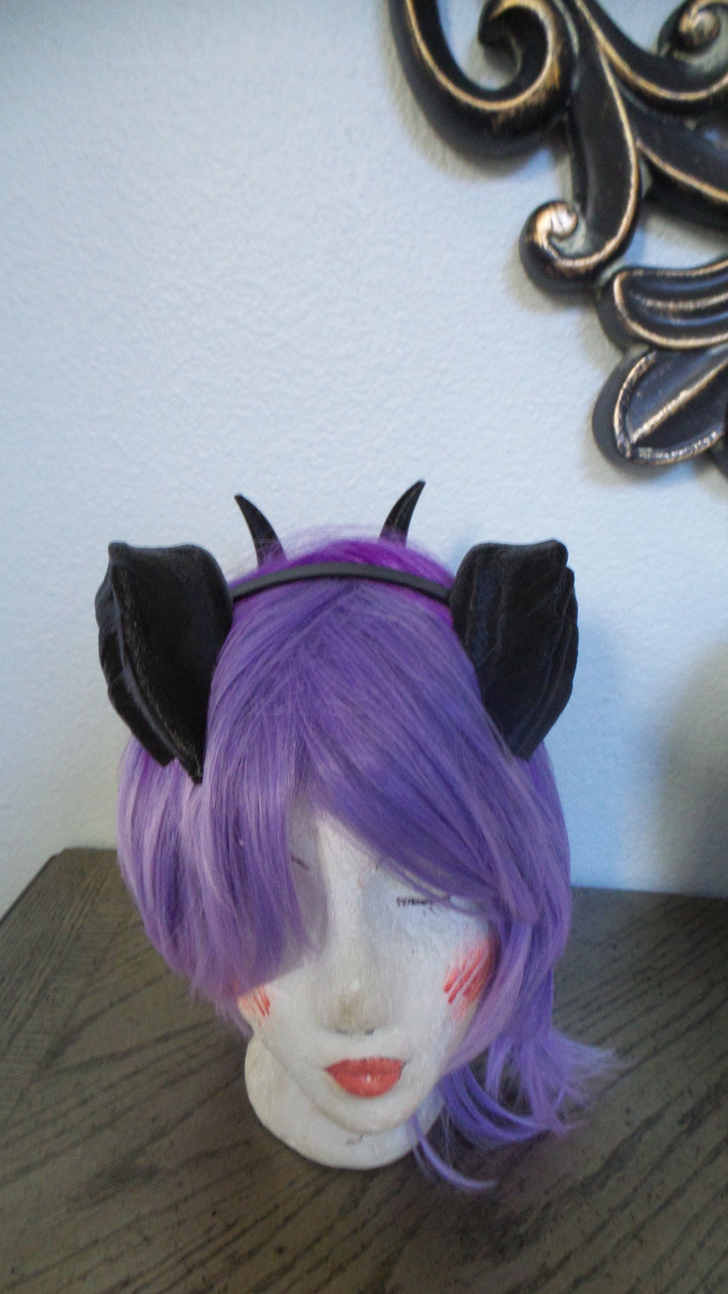 Fantasy Cobra Snake Dragon 3d printed horns on headband DIY costume addition dragon comicon fantasy lizzard horns - Mud And Majesty