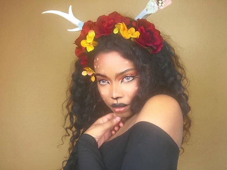 NEW ARRIVAL! Realistic Doe/Deer Antlers 3D Printed (Ultra Light Weight Plastic) Reindeer Antlers comic-con fantasy fawn - Mud And Majesty