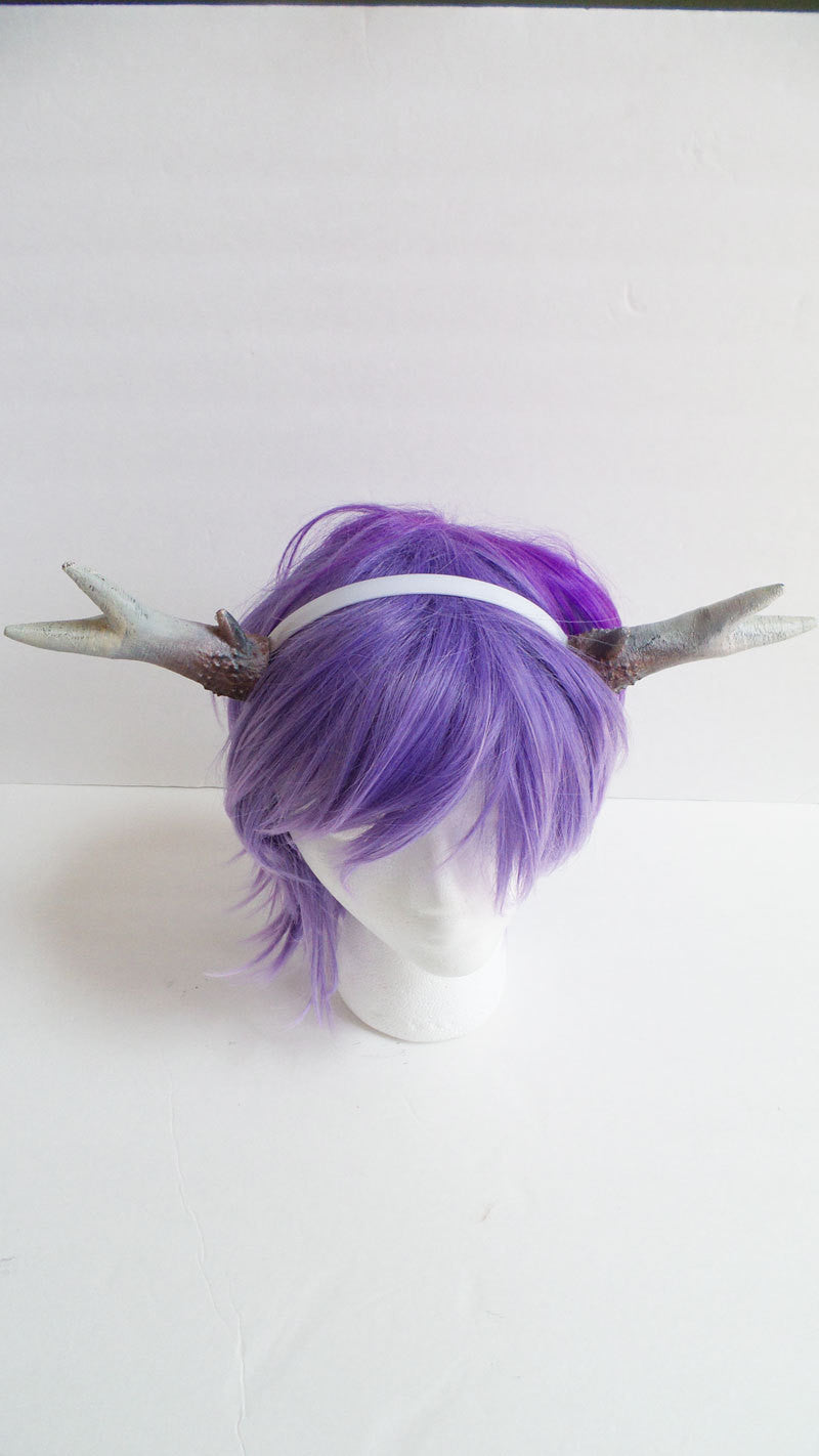 OUR ORIGINAL! Mini Fawn Doe/Deer Antlers Horns 3D Printed (Ultra Light Weight Plastic) Small Deer horns Larp headdress - Mud And Majesty