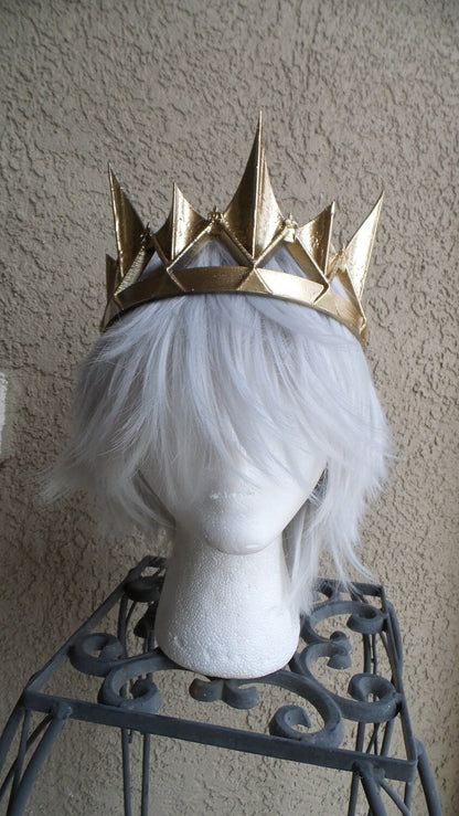 The dark queen Burnished Pewter crown Ravenna Inspired Adult queen crown 3d printed