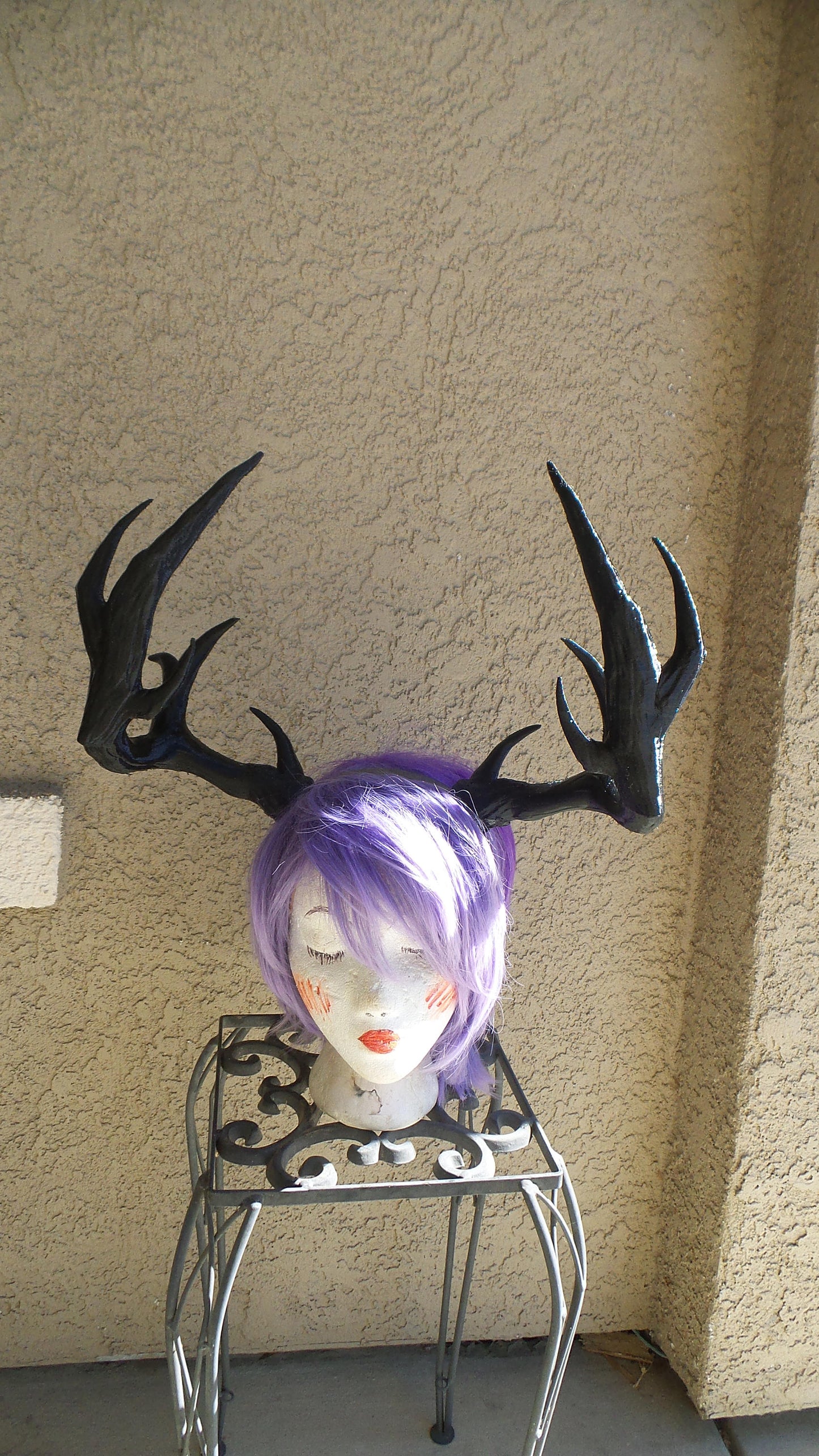 NEW ARRIVAL! Large Realistic Stag Hircine  horns / Deer Antlers Horns  3D Printed (Ultra Light Weight Plastic) Reindeer  comic-con
