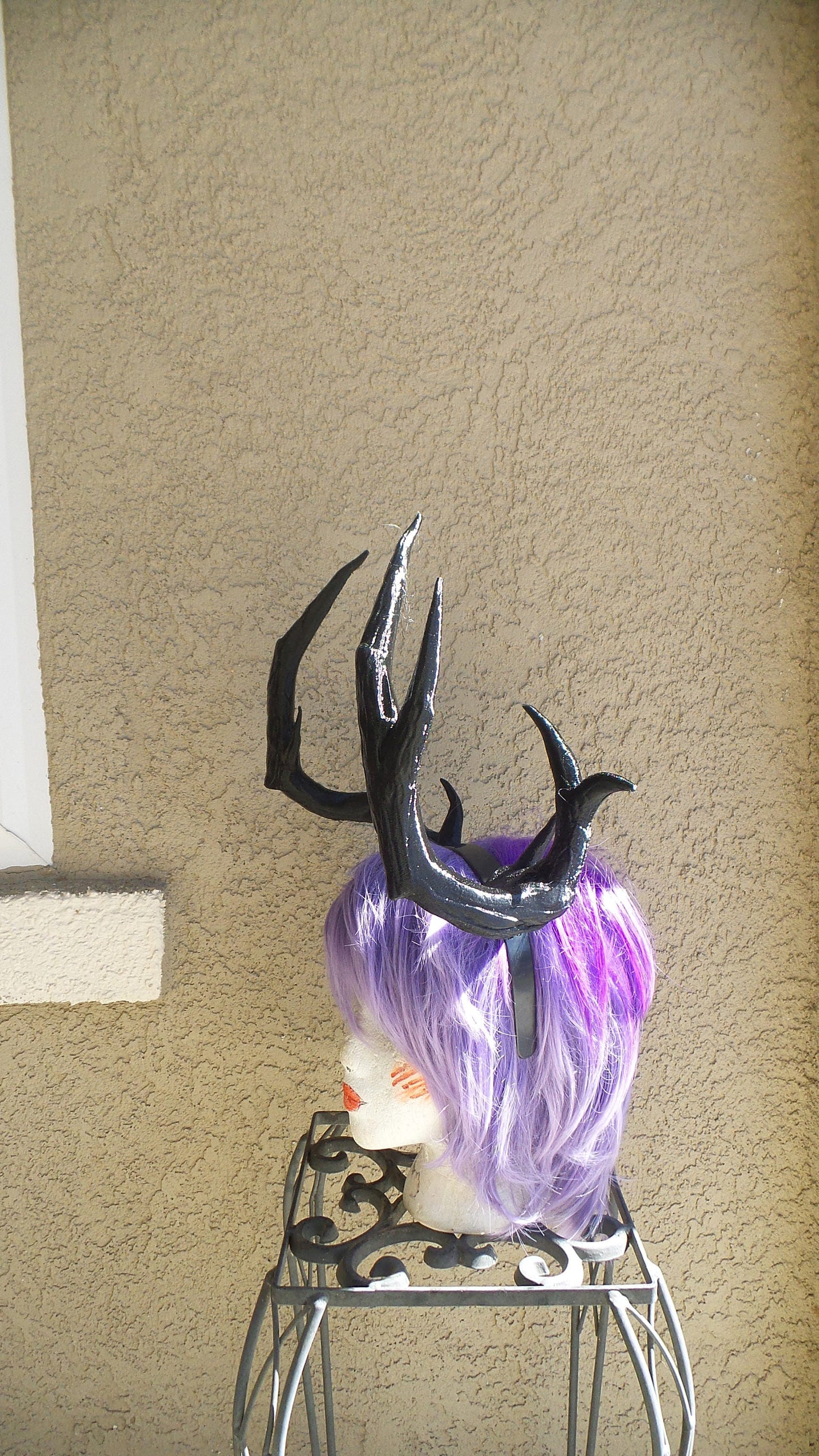 NEW ARRIVAL! Large Realistic Stag Hircine  horns / Deer Antlers Horns  3D Printed (Ultra Light Weight Plastic) Reindeer  comic-con