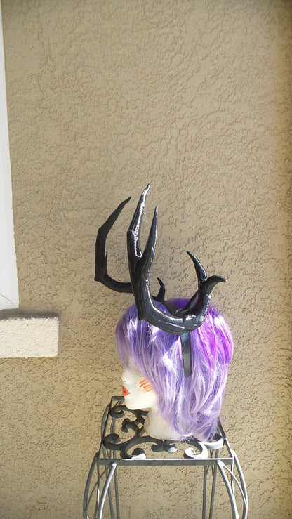 NEW ARRIVAL! Large Realistic Stag Hircine  horns / Deer Antlers Horns  3D Printed (Ultra Light Weight Plastic) Reindeer  comic-con