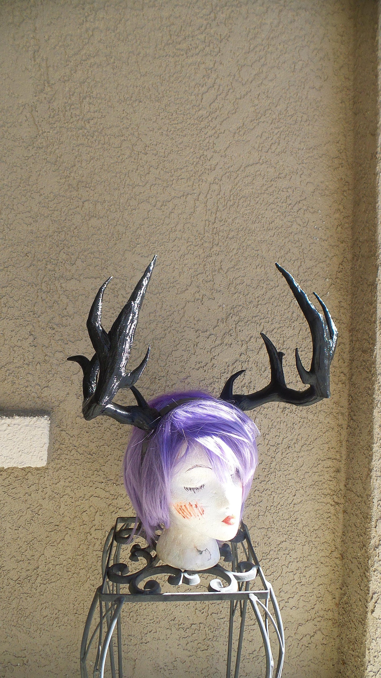 NEW ARRIVAL! Large Realistic Stag Hircine  horns / Deer Antlers Horns  3D Printed (Ultra Light Weight Plastic) Reindeer  comic-con