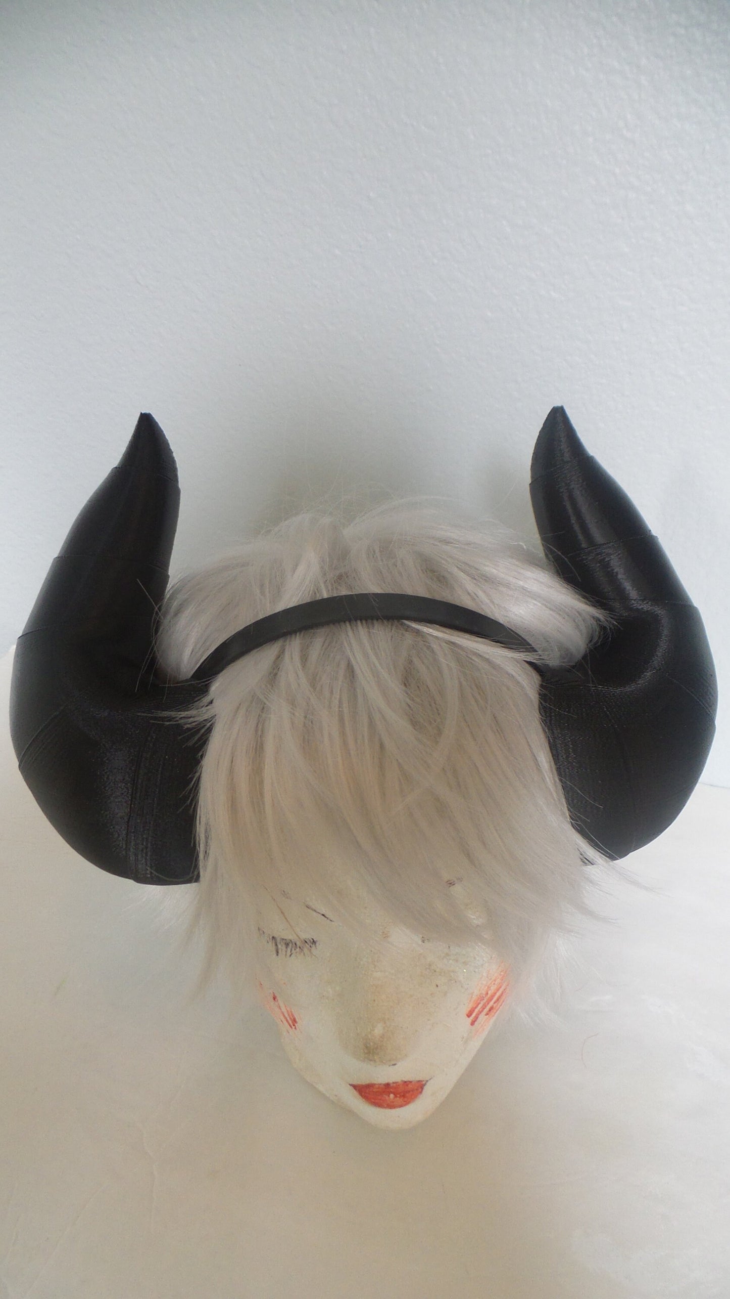 Narmaya inspired from granblue fantasy horns  Fat Bull horns headband 3D printed cosplay pink fantasy horns   Manga style horns Kawaii