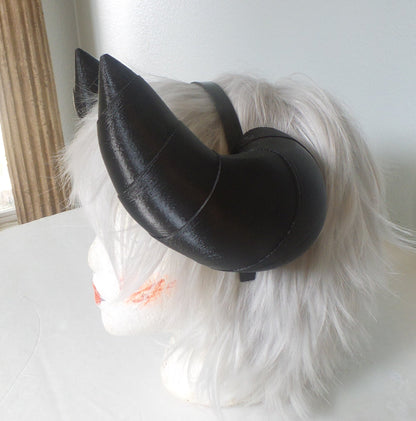 Narmaya inspired from granblue fantasy horns  Fat Bull horns headband 3D printed cosplay pink fantasy horns   Manga style horns Kawaii