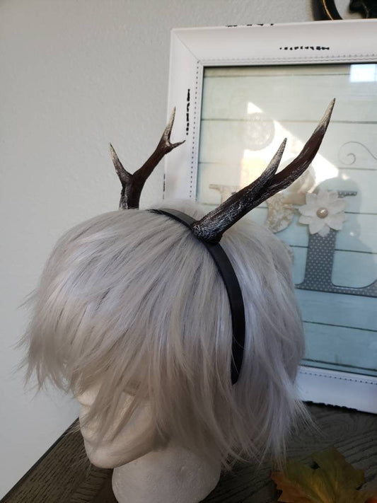 NEW ARRIVAL Antlers on headband!  Doe / Deer Antlers  3D Printed (Ultra Light Weight Plastic)  Antlers comic-con fantasy fawn