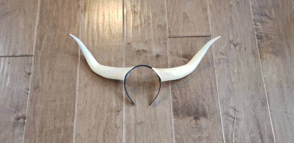 3D printed Light weight steer horns Highland Cow horns Matador horns bull horns extra large realistic