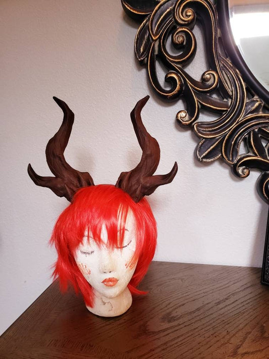 NEW ARRIVAL! Whimsical Dragon Antlers Horns 3D Printed Forest Dragon horns (Ultra Light Weight Plastic) branch fairy horns comic-con