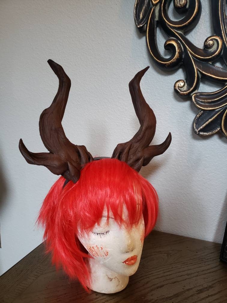 NEW ARRIVAL! Whimsical Dragon Antlers Horns 3D Printed Forest Dragon horns (Ultra Light Weight Plastic) branch fairy horns comic-con