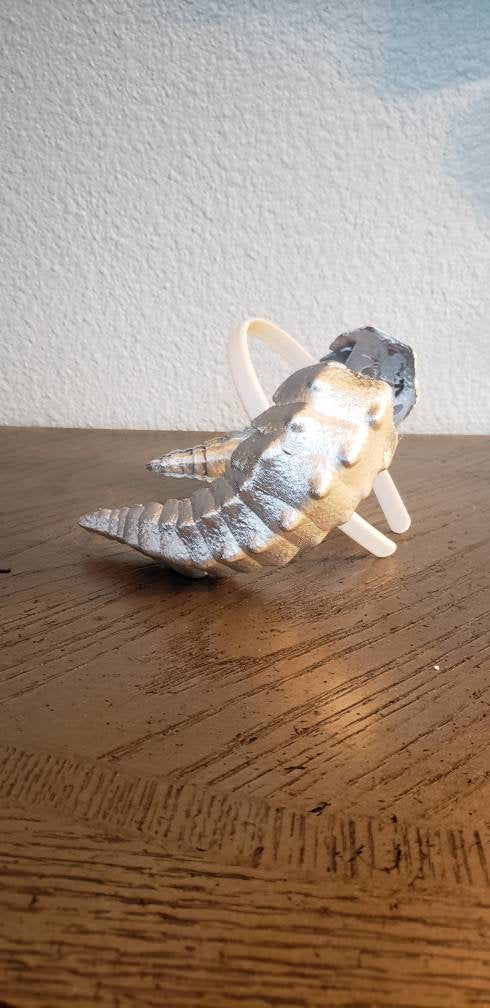 Deanerys Dragon inspired 3d printed set horns on headband DIY costume addition dragon ears four horned beast set lizzard horns sleeck horns