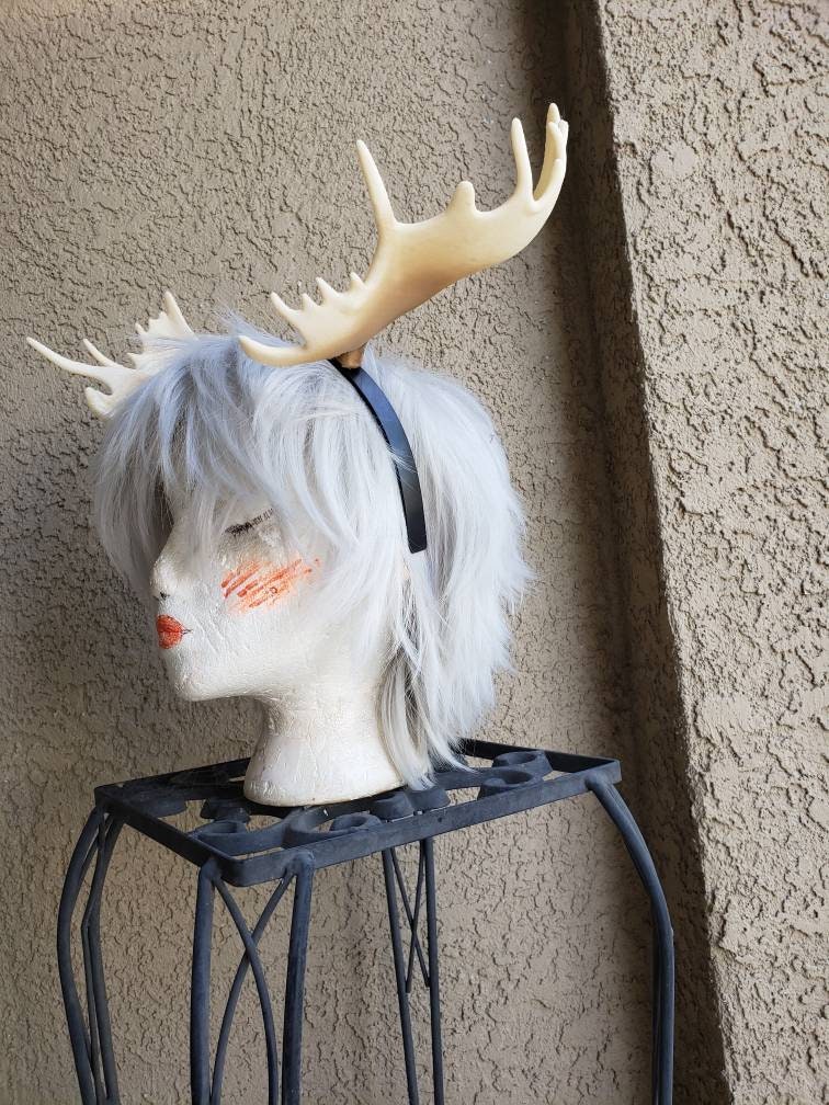 NEW ARRIVAL!  Moose antlers Deer Antlers Horns  3D Printed (Ultra Light Weight Plastic) hornef headband Antlers comic-con
