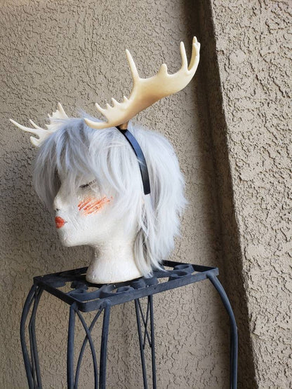NEW ARRIVAL!  Moose antlers Deer Antlers Horns  3D Printed (Ultra Light Weight Plastic) hornef headband Antlers comic-con