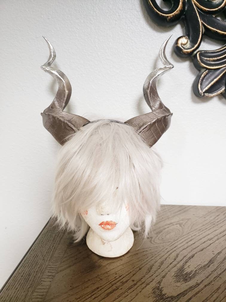 3D printed lightweight Kudu horns  Cosplay Horns Horned Headband Viking headdress  horns comic-con anime costume furry horns ideas