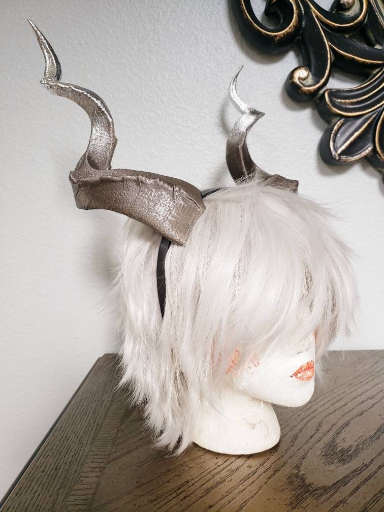 3D printed lightweight Kudu horns  Cosplay Horns Horned Headband Viking headdress  horns comic-con anime costume furry horns ideas
