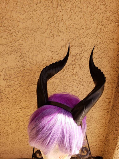 Fantasy Dragon Elegant long Dragon 3d printed horns on headband costume addition dragon lizard fantasy horns