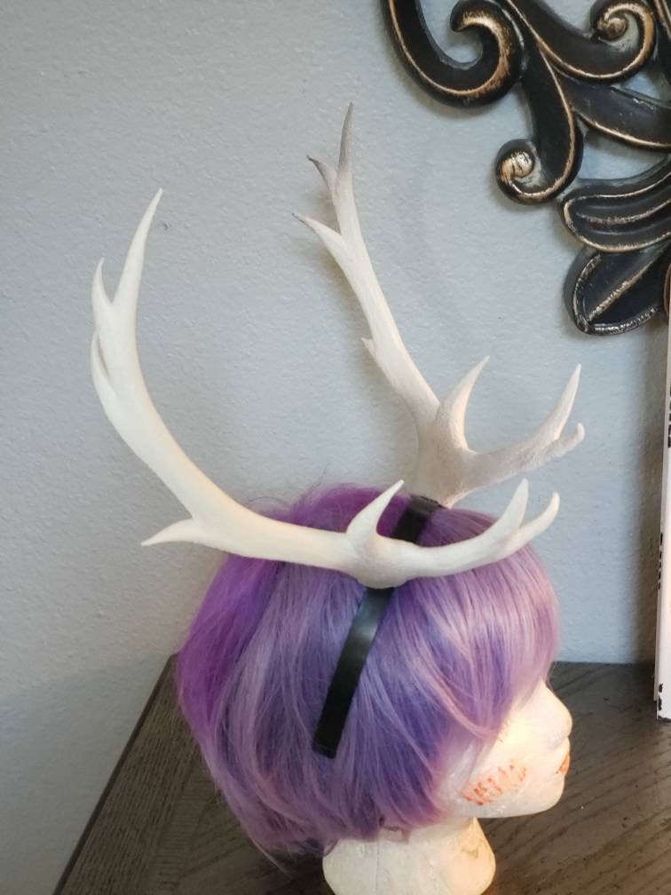 NEW ARRIVAL!  Sven caribou Reindeer antlers Deer Antlers Horns  3D Printed (Ultra Light Weight Plastic) horned headband Antlers comic-con
