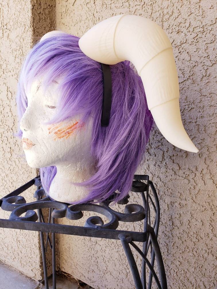 Large  Fantasy Cosplay Horns Horned Headband Viking headdress Jester horns comic-con caterpillar horns