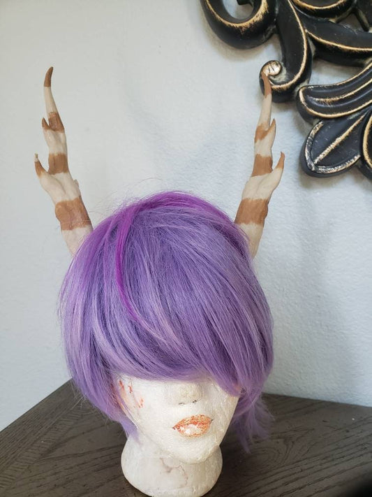 NEW ARRIVAL! Whimsical Dragon Antlers Horns 3D Printed Forest Dragon horns (Light Weight Plastic) teifling fairy horns korok cosplay
