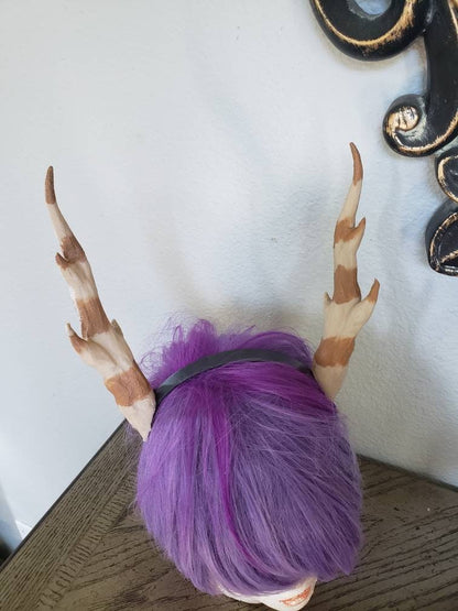 NEW ARRIVAL! Whimsical Dragon Antlers Horns 3D Printed Forest Dragon horns (Light Weight Plastic) teifling fairy horns korok cosplay