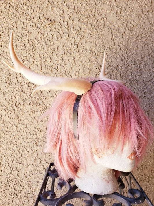 NEW! Fantasy Doe  Deer Antlers Horns  (Ultra Light Weight Plastic) Reindeer Antlers comic-con