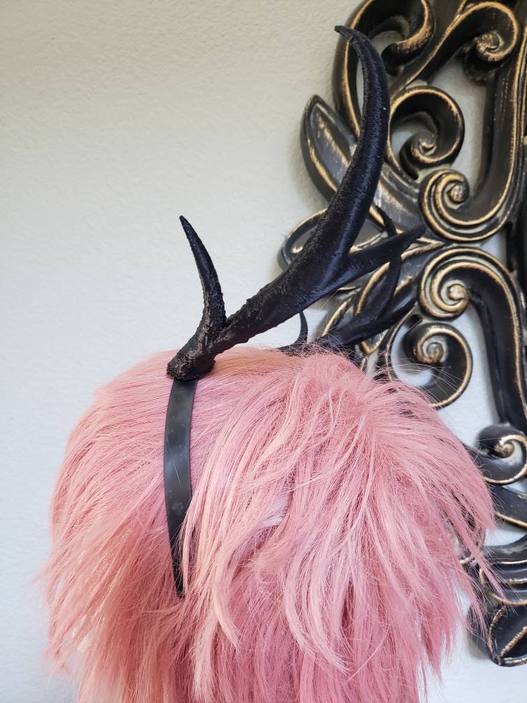 NEW ARRIVAL Swoop back elegant Realistic  Doe/Deer Antlers  3D Printed (Ultra Light Weight Plastic) Reindeer Antlers comic-con fantasy fawn