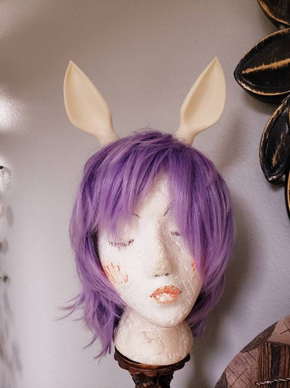 Jackalope style fawn deer ears 3d printed ears on headband costume animal ears  woodland cosplay fantasy rabbit ears Lolita cosplay
