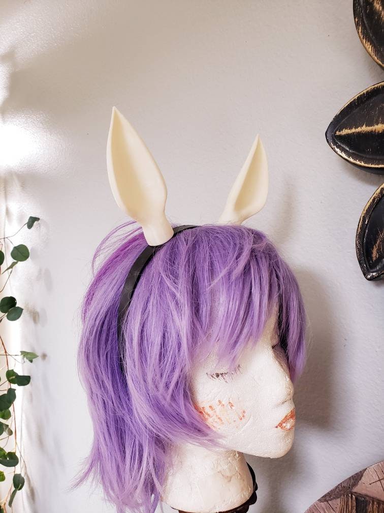 Jackalope style fawn deer ears 3d printed ears on headband costume animal ears  woodland cosplay fantasy rabbit ears Lolita cosplay