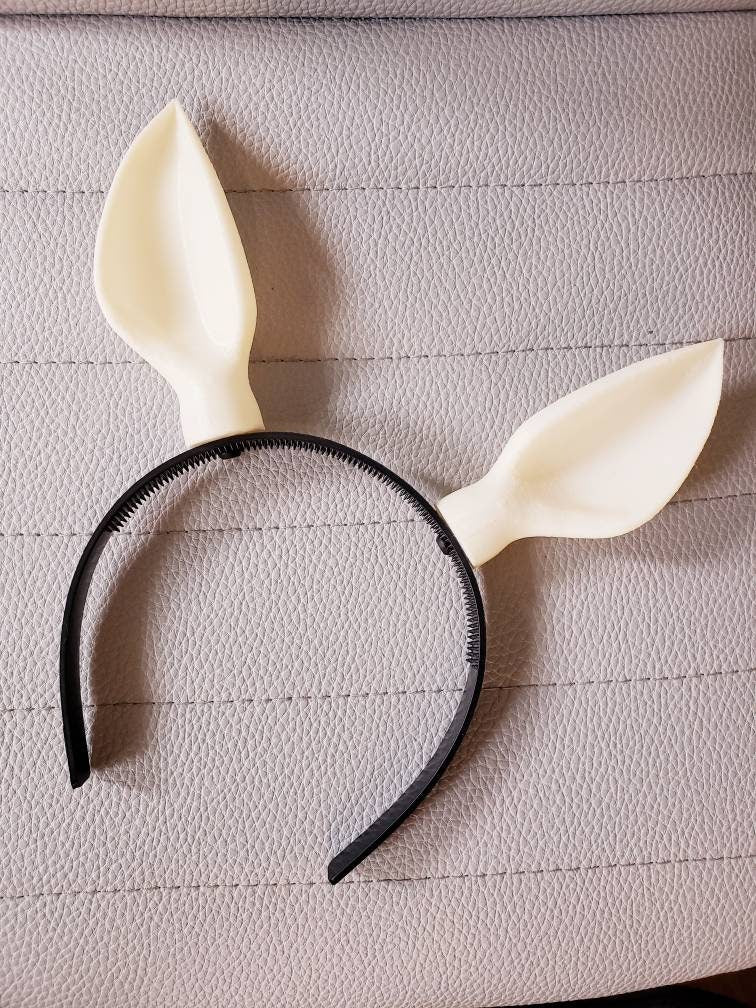 Jackalope style fawn deer ears 3d printed ears on headband costume animal ears  woodland cosplay fantasy rabbit ears Lolita cosplay