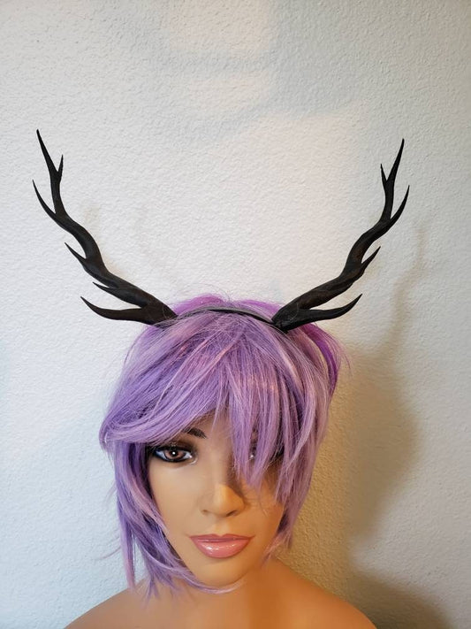 NEW! Realistic  Elk Deer Antlers Horns Medium stag antlers 3D Printed (Ultra Light Weight Plastic) Reindeer Antlers comic-con