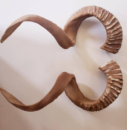 NEW ARRIVAL RAM horns headband 3D printed cosplay comicon stage performance horns extra large size.