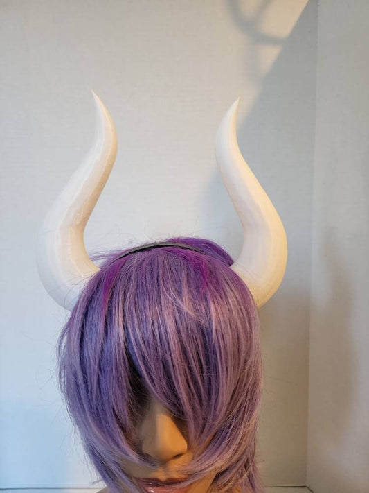 Matador horned headband comic-con cosplay horns cow horns.