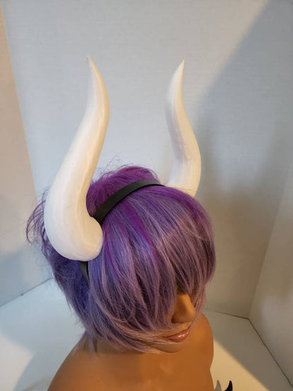 Matador horned headband comic-con cosplay horns cow horns.
